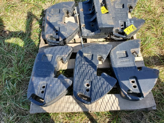 (10) Case Ih Front Weights Fit Maxxum & Puma Series, Less Weight Bracket