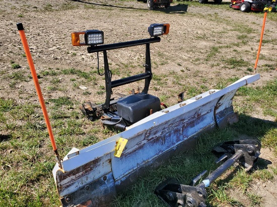 Blizzard 8' Snowplow With Mounts, Wiring & In Cab Controls Off 2015 Chevy 2500 Pickup