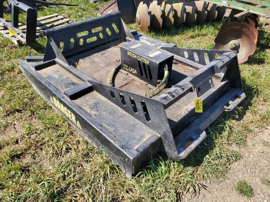 Extreme 6' Skid Steer Rotary Cutter With Hoses & Flush Face Couplers