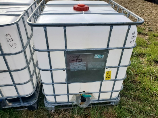 250 Gallon Tote Food Grade