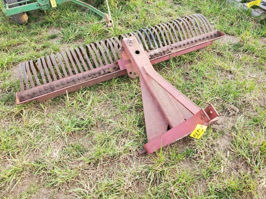 7' Three Point Hitch York Rake