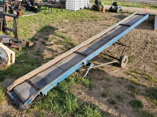 16" X 17' Belt Conveyor With Motor