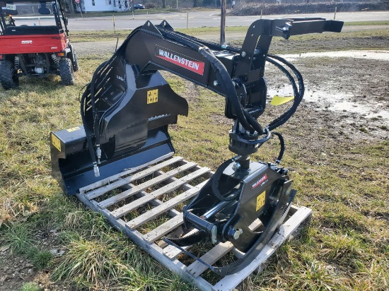 New Wallenstein LXG430R Skid Steer Log Grapple With Hydraulic Rotator