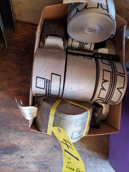 (11) 4" Tie Down Straps Only