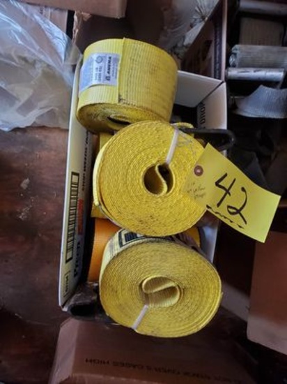 (12) 4" Tie Down Straps Only