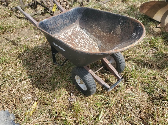 True Temper Steel Wheelbarrow
