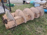 10'   3 Point Hitch Auger Compost Mixer