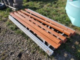 (2) 8' Uprights & (5) 8' Crossmember Industrial Shelving