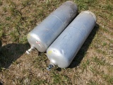 (2) 100 Lb Propane Bottles