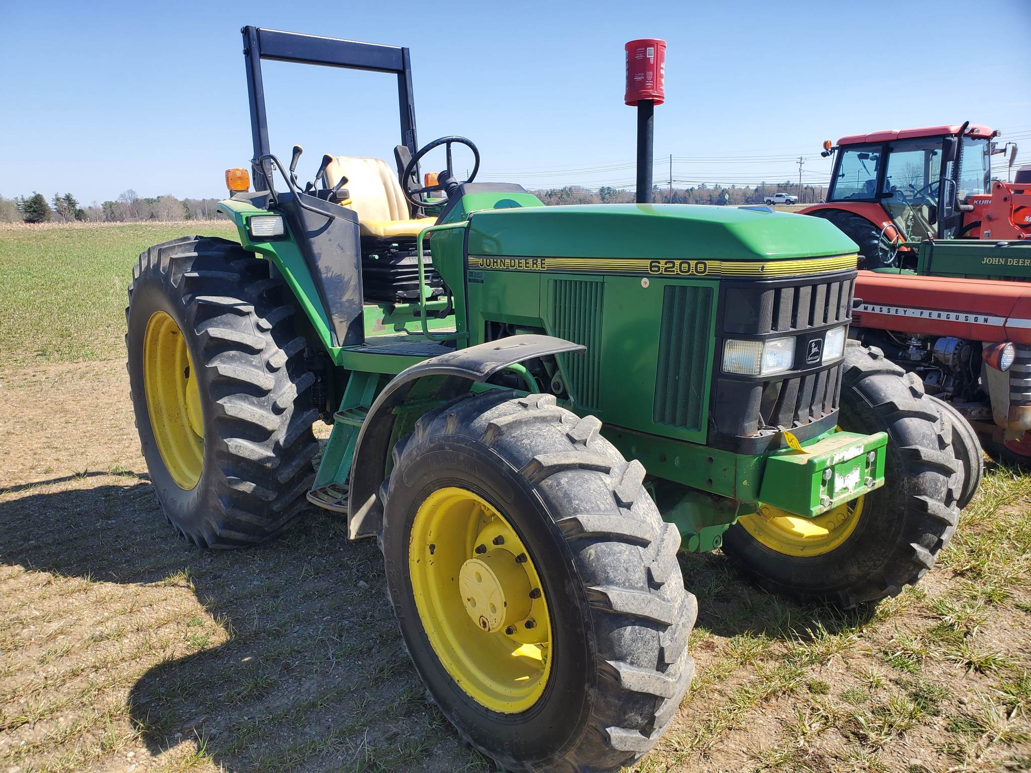 John Deere 6200 Open Station MFWD Tractor | Proxibid