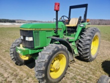 JOHN DEERE 6200 MFWD トラクター 1/16 ジョンディア 5667DO 1/16 John Deere 6200 MFWD Tractor with ROPS | Action Toys