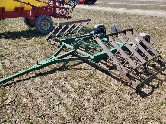 18'  5 Bar Spike Tooth Pull Type Transport Harrow