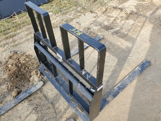 New Kivel 4200 Lb. 48" Universal Skid Steer Pallet Forks