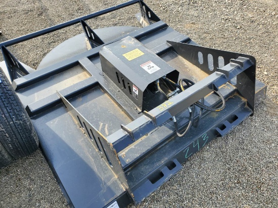 New JCT 72" Universal Skid Steer Rotary Cutter With Hoses And Flush Face Couplers