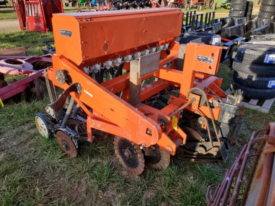 Tye 5'  3 Point Hitch No Till Grain Drill With Double Disc Openers, 2" Press Wheels
