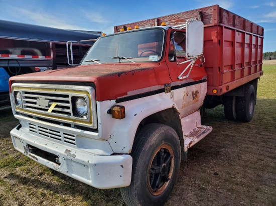 1975 Chevrolet C-60 Single Axle Grain Truck