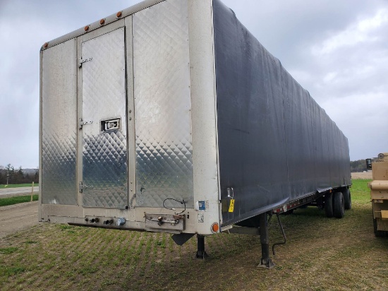 2005 Ravens 48' X 102" Fixed Spread Axle Conestoga Trailer, Title
