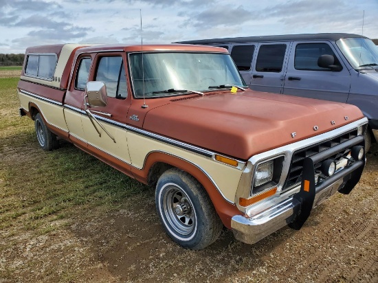 1979 Ford F-150 Ranger Super Cab Pickup Shows 6037 Miles