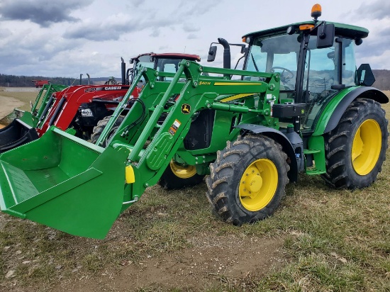 2020 John Deere 5115M Cab Tractor With 540 M Loader