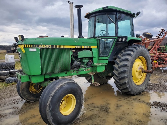 John Deere 4840 2WD Cab Tractor