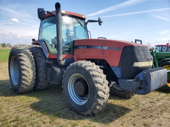 Case IH MX240 Cab Tractor, MFWD Powershift Transmission
