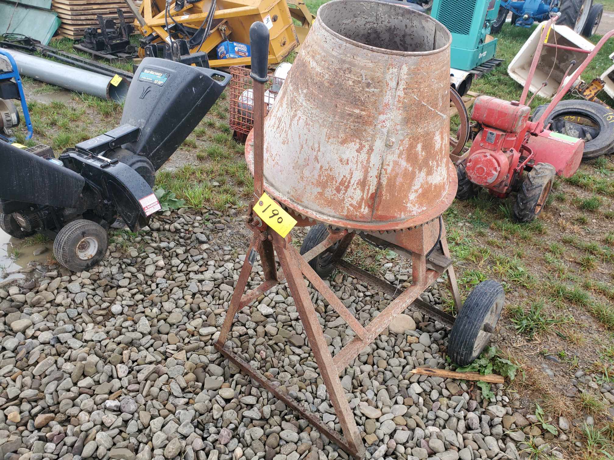 Sears Roebuck Model 713 Cement Mixer With Motor Proxibid