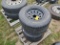 (4) New ST225/75R15 Load Range E Trailer Tires With New 5 Bolt Wheels