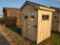 New 5' X 5' Wooden Hunting Shed With Metal Roof