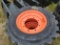 (4) New Forerunner 12-16.5   14 Ply Skid Steer Tires With 8 Bolt Wheels