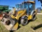 2002 John Deere 410G Backhoe With Enclosed Cab,