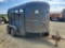 1994 Bonanza 12' Tandem Axle Stock Trailer
