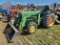 John Deere 1050 4WD Tractor With Model 75 Loader & John Deere Model 8 Backhoe