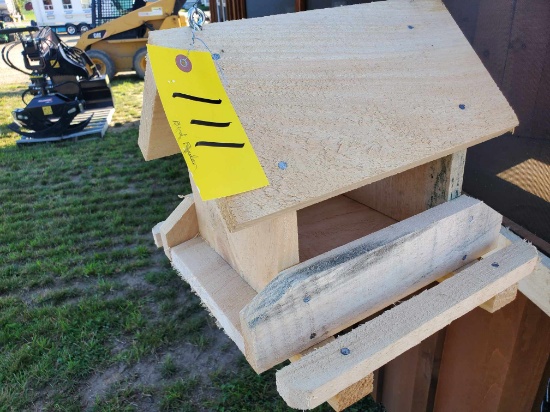 Wooden Bird Feeder (Only)