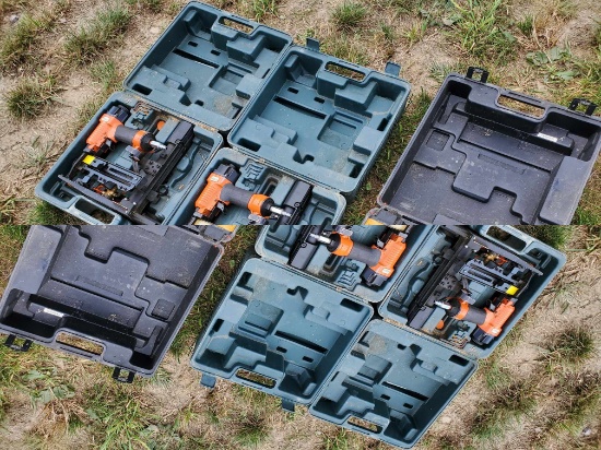 (3) Pneumatic Staple Guns
