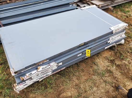 (9) New 36" X 80" Steel Doors With Frames