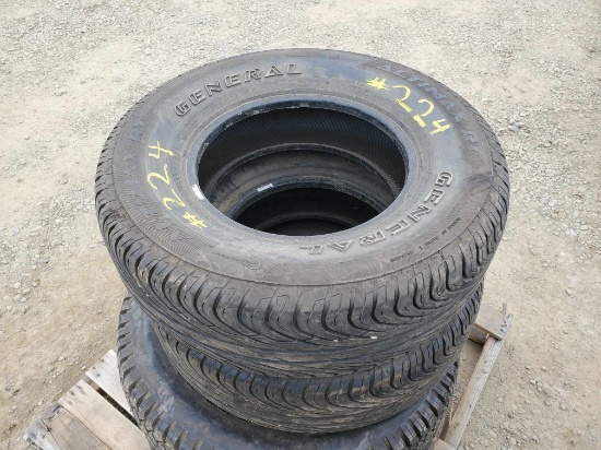 Misc. (2) Car, (2) Truck Tires
