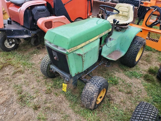 John Deere 400 Lawn & Garden Tractor Not Running
