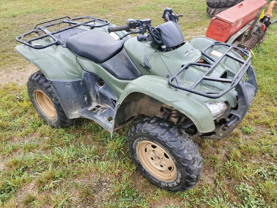 2010 Honda Rancher TRX420 4 Wheel Drive ATV