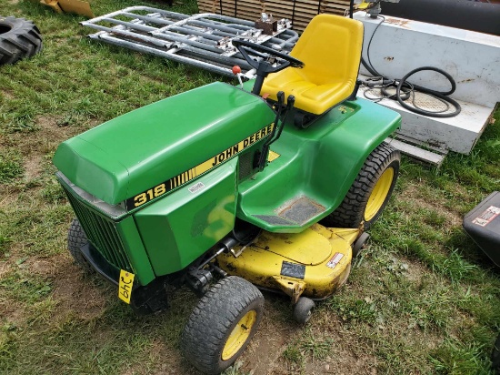 John Deere 318 Lawn & Garden Tractor with 48" Deck