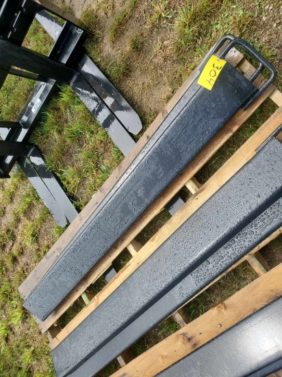 1 Pair New 6' Heavy Duty Pallet Fork Extensions