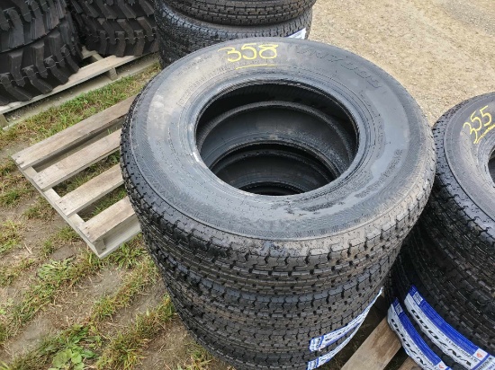 (4) New ST225/75R15  Load Range E Trailer Tires