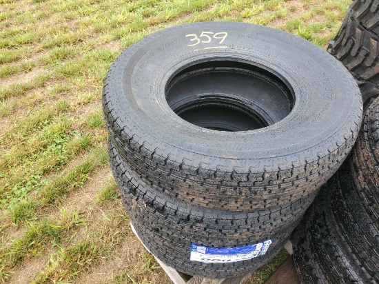 (4) New ST235/80R16 Trailer Tires