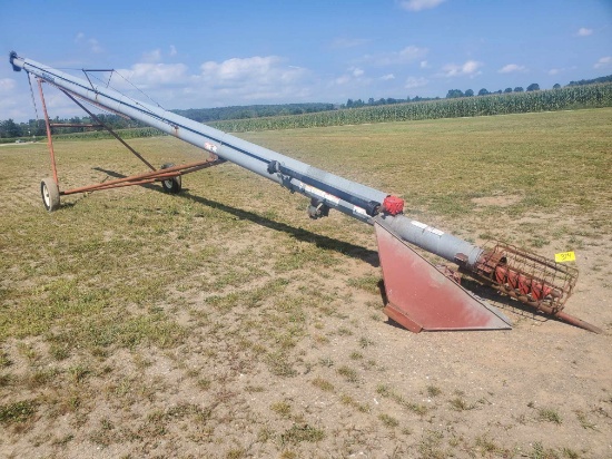 Hutchinson 8" X 52' Pto Drive Transport Auger Brand New Flighting