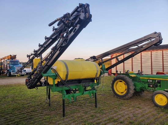 Ag Spray 500 Gallon Three Point Hitch Sprayer, 72' Hydraulic Fold Boom