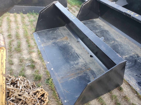 New 84" Hi Volume Skid Steer Bucket