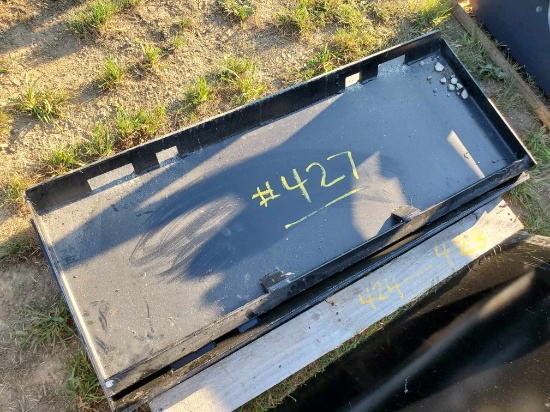 New Universal Skid Steer Weld On Plate