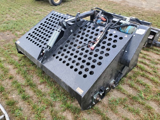 Used Top Cat 72" Skid Steer Rockhound With Hoses And Couplers