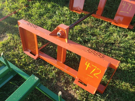 New Skid Steer Round Bale Spear With 44" Spear