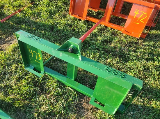 New Skid Steer Round Bale Spear With 34" Spear