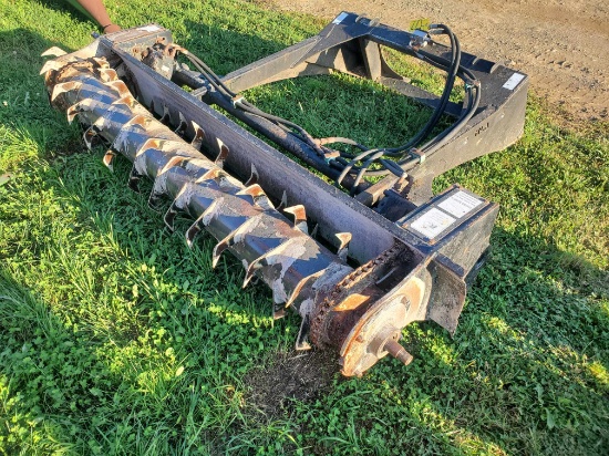 HLA Model SBFC96BO500 90" Skid Steer Silage Defacer With Hoses And Couplers